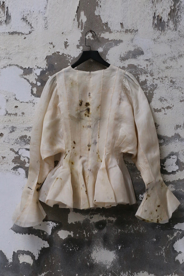 Mutedance 25 Spring/Summer Pleated Waist Top Series MD-MD25SS63-BEIGE MD25SS62